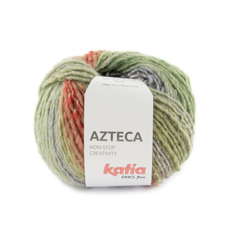 Katia Azteca 81 Verde claro-lila claro