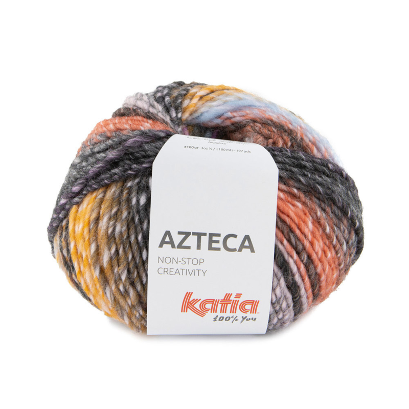 Katia Azteca 87 Púrpura-naranja-amarillo