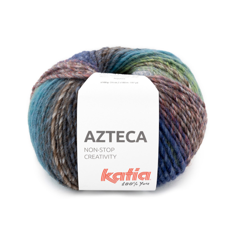 Katia Azteca 95 Azul-verde-rojo