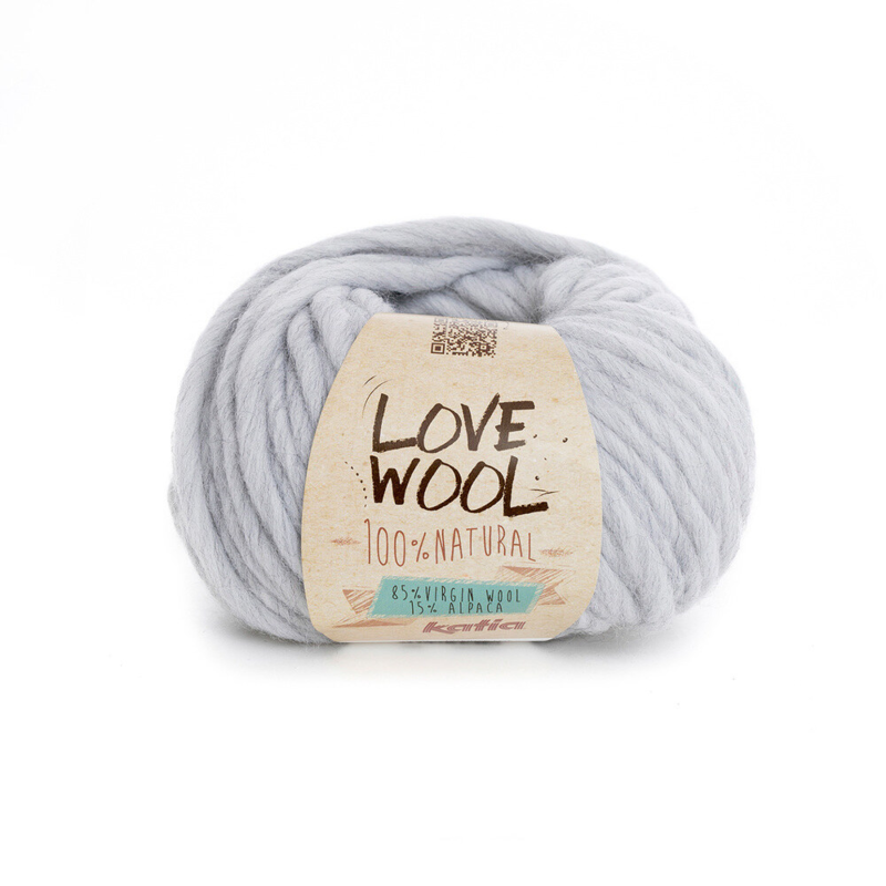 Katia Love Wool 105 Gris perla claro