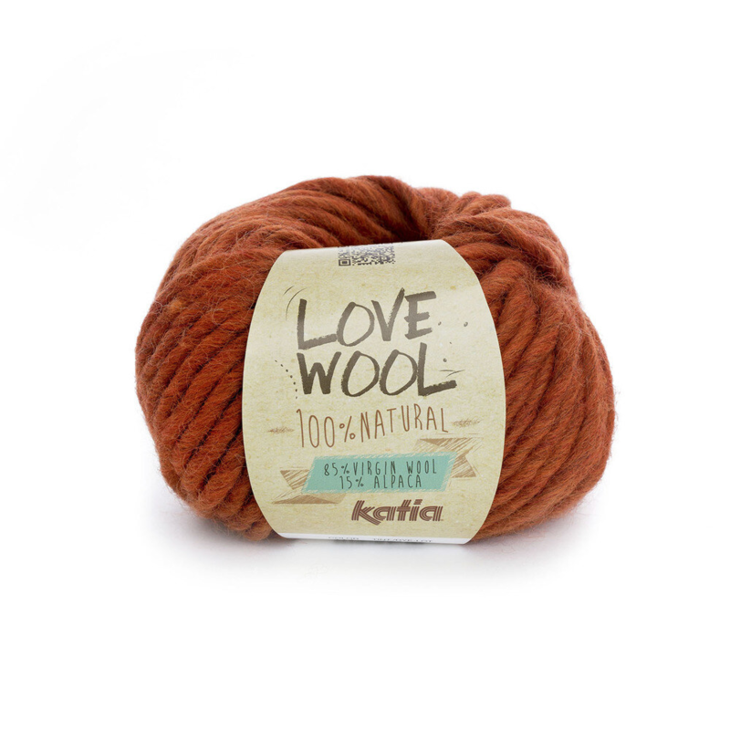 Katia Love Wool 114 Naranja medio