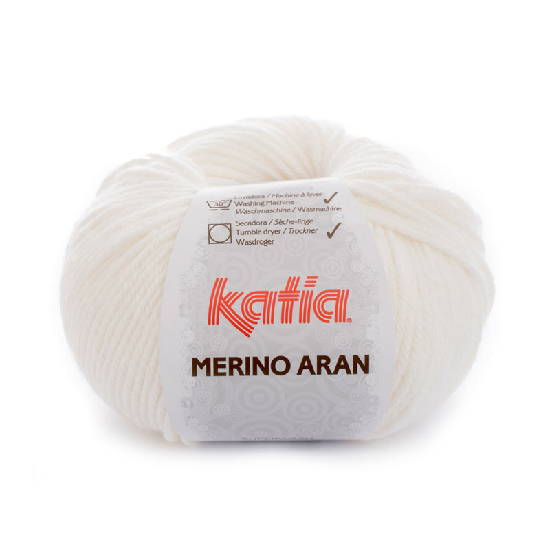 Katia Merino Aran 003 Ecru