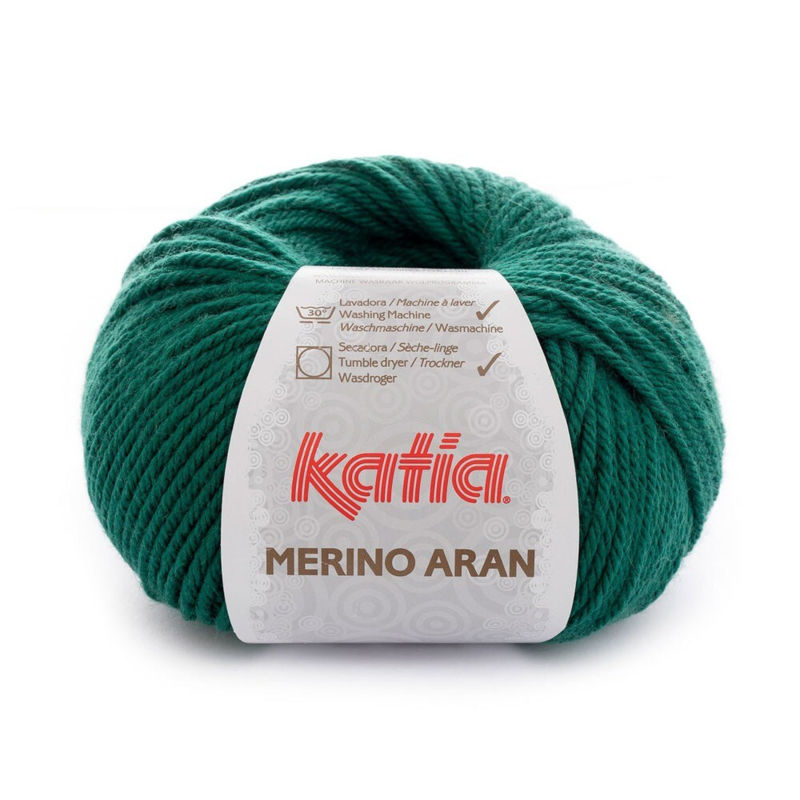 Katia Merino Aran 082 Verde botella