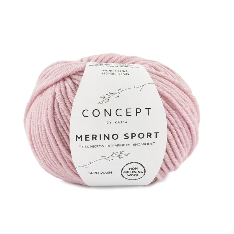 Katia Concept Merino Sport 049 Rosa claro