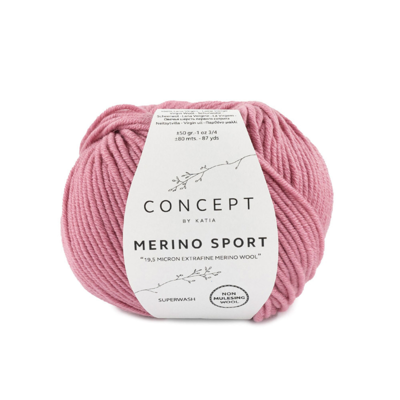 Katia Concept Merino Sport 028 Rosa