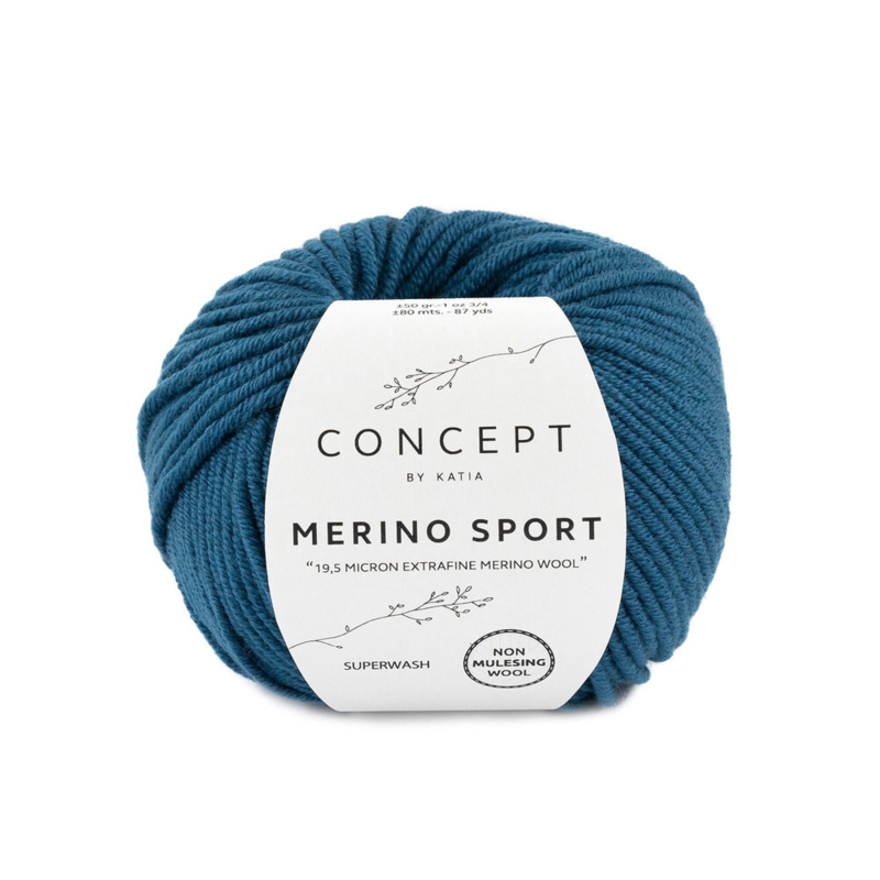 Katia Concept Merino Sport 033 Turquesa oscuro