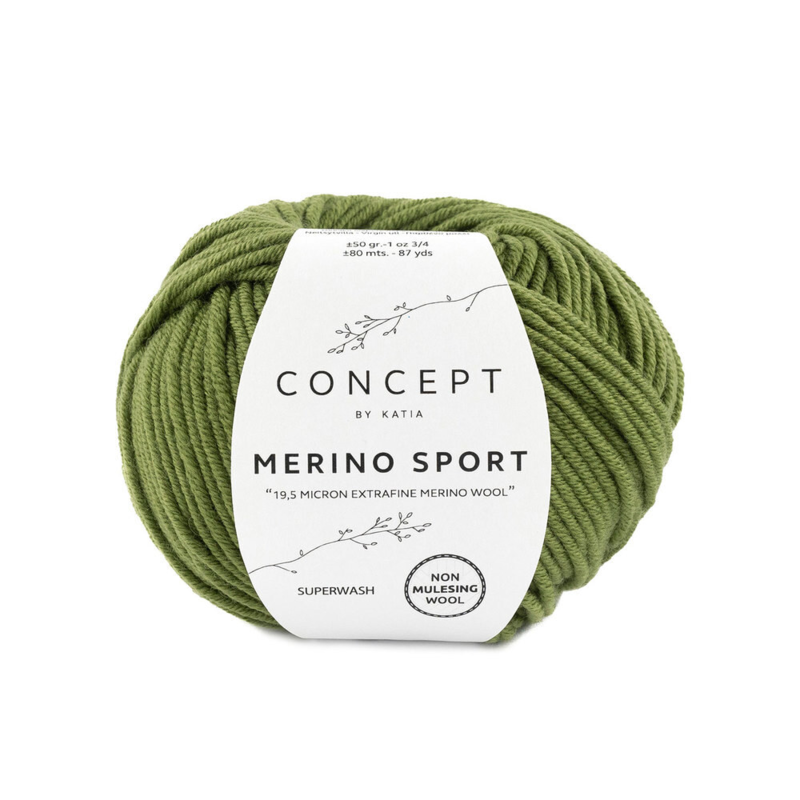 Katia Concept Merino Sport 016 Verde claro