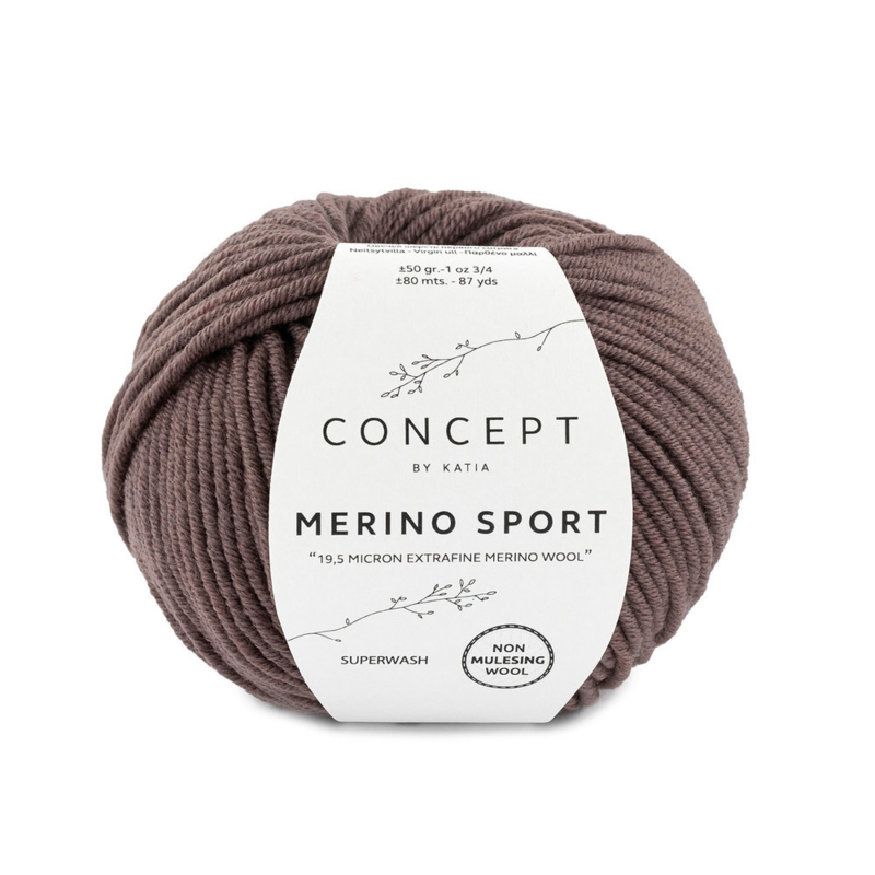 Katia Concept Merino Sport 061 Berenjena