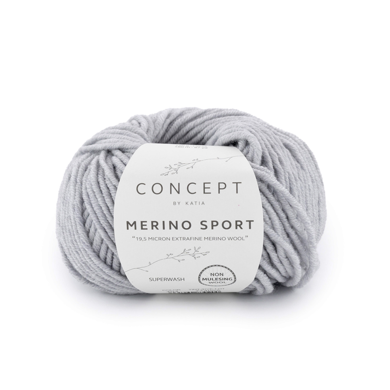 Katia Concept Merino Sport 404 Gris claro