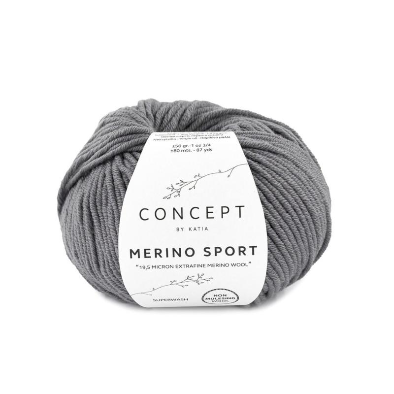 Katia Concept Merino Sport 011 Gris oscuro