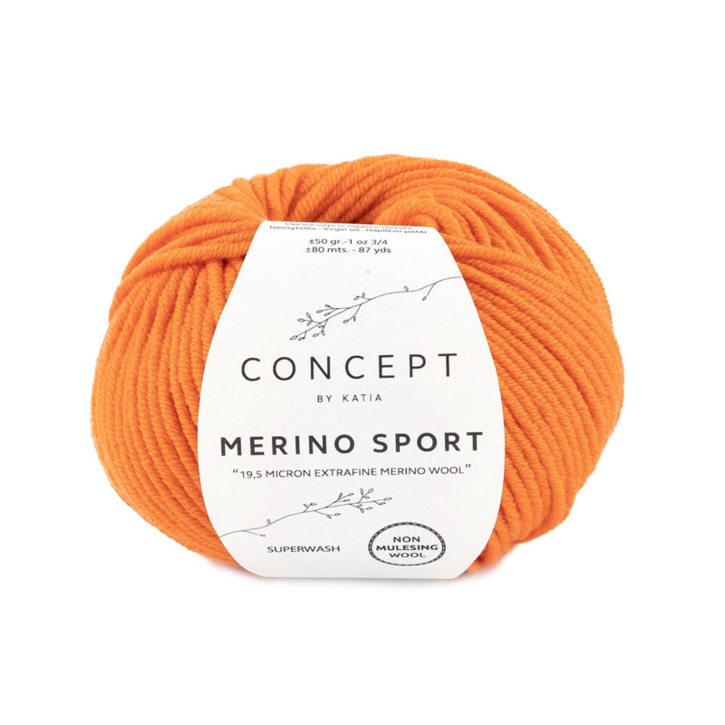 Katia Concept Merino Sport 067 Naranja