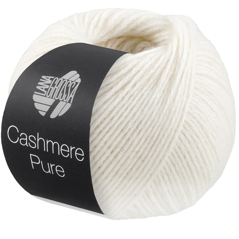 Lana Grossa Cashmere Pure 09 Blanco