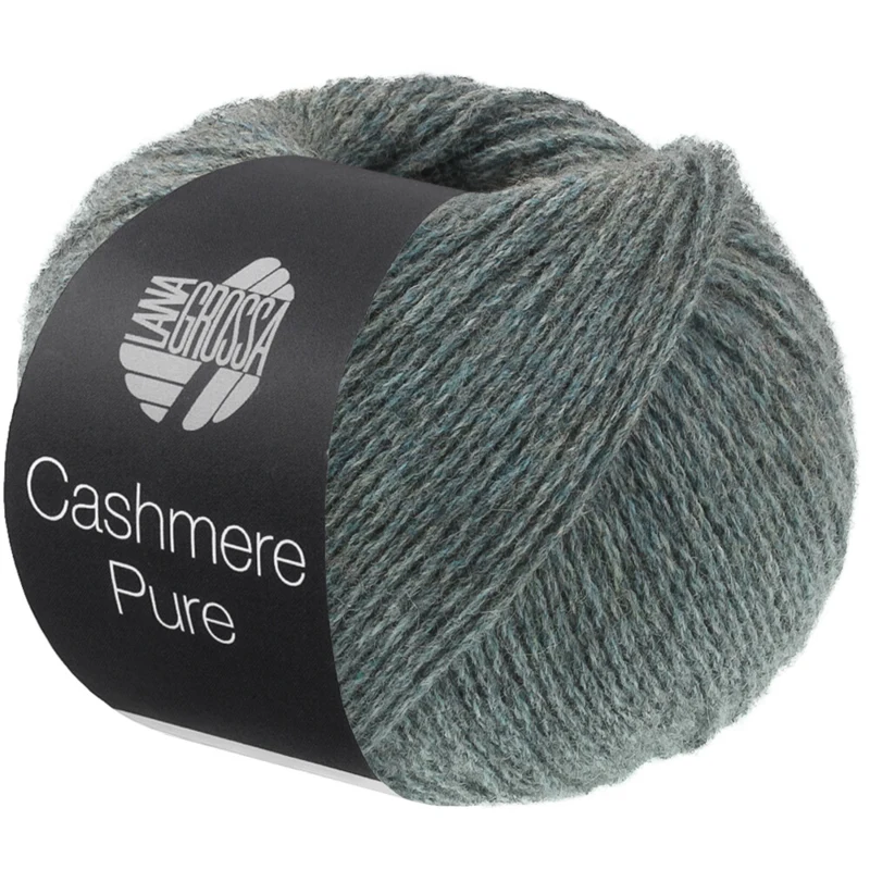Lana Grossa Cashmere Pure 34 Azul grisáceo