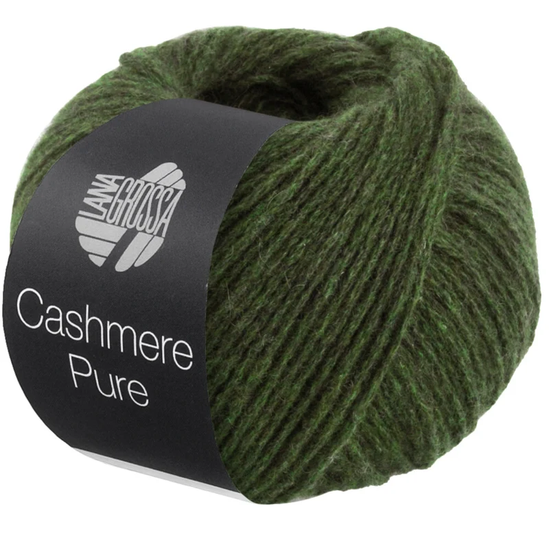 Lana Grossa Cashmere Pure 28 Verde musgo