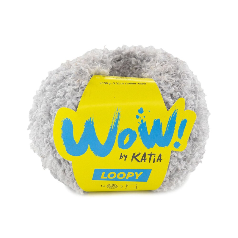 Katia Wow Loopy 155 Gris claro