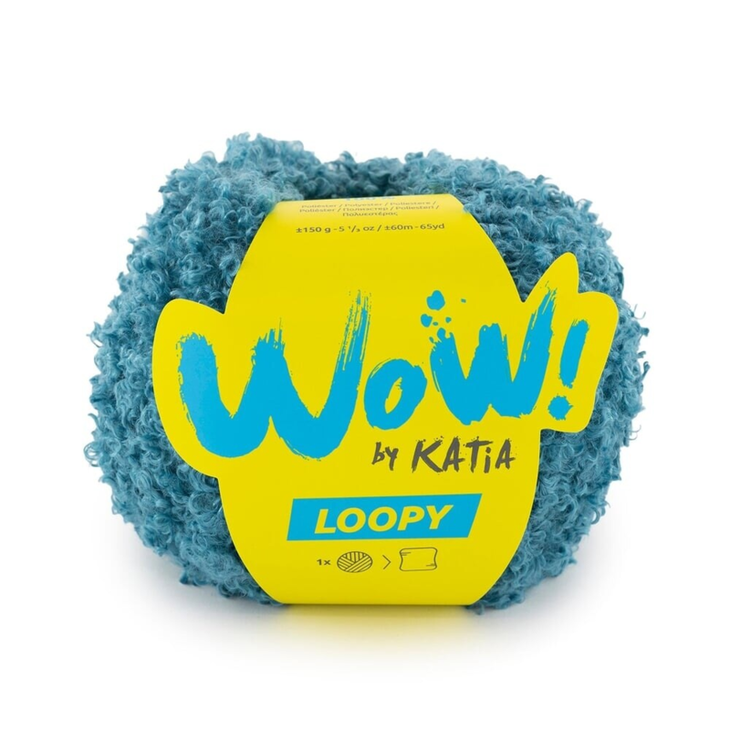 Katia Wow Loopy 164 Azul pato