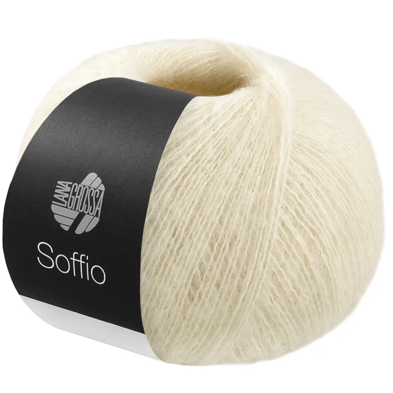 Lana Grossa Soffio 43 Beige grisáceo