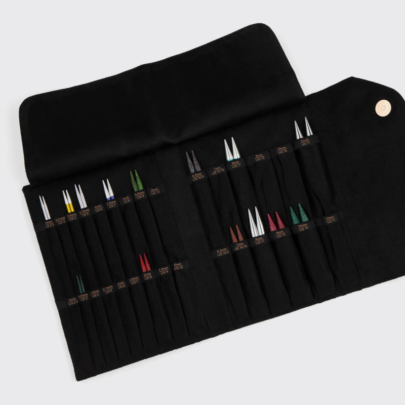 Estuche para Agujas Circulares Intercambiables KnitPro Coal Collection