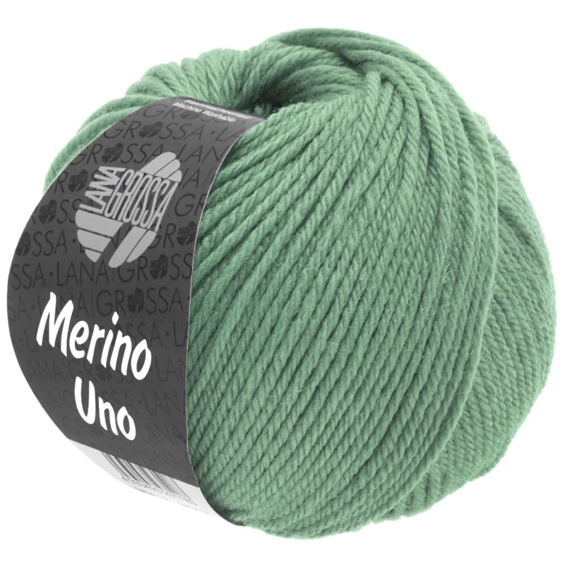 Lana Grossa Merino Uno 34 Verde Reseda