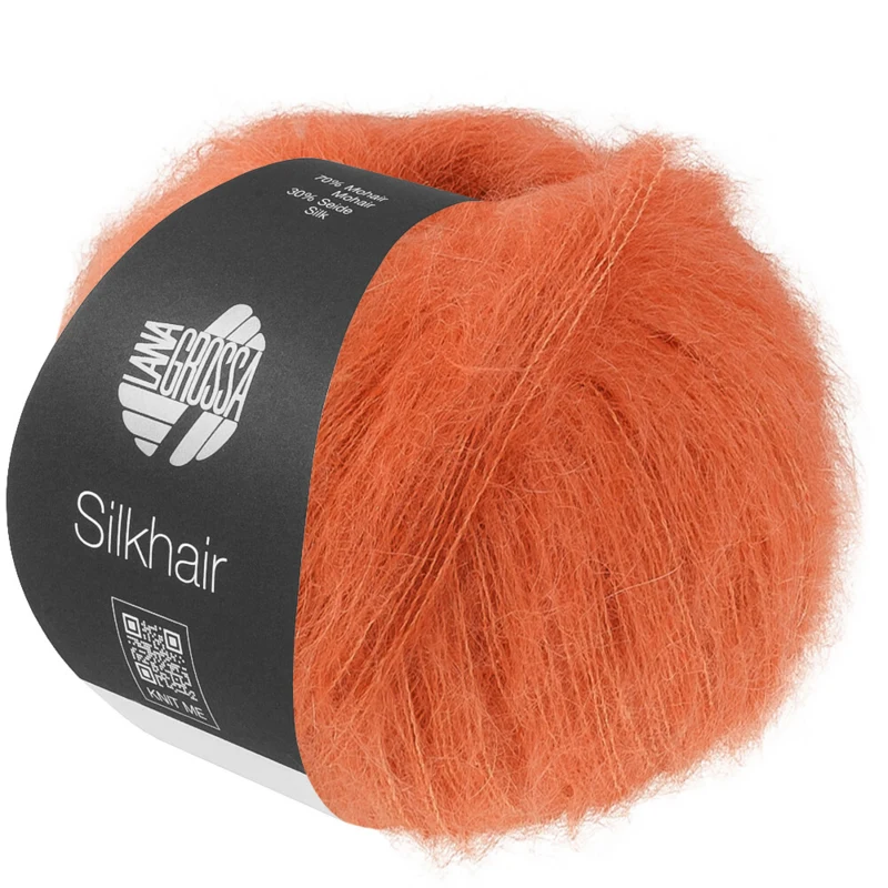 Lana Grossa Silkhair 228 Naranja salmón