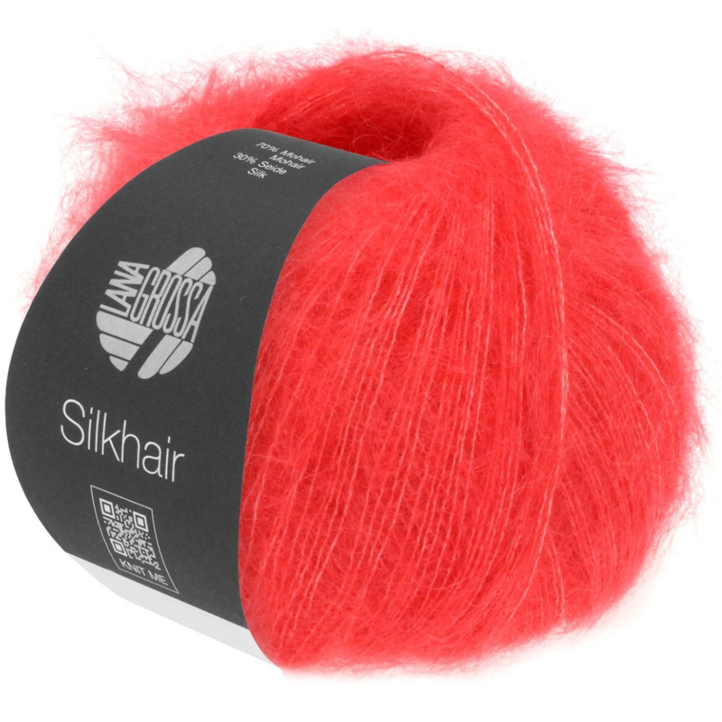 Lana Grossa Silkhair 147 Rojo Fresa