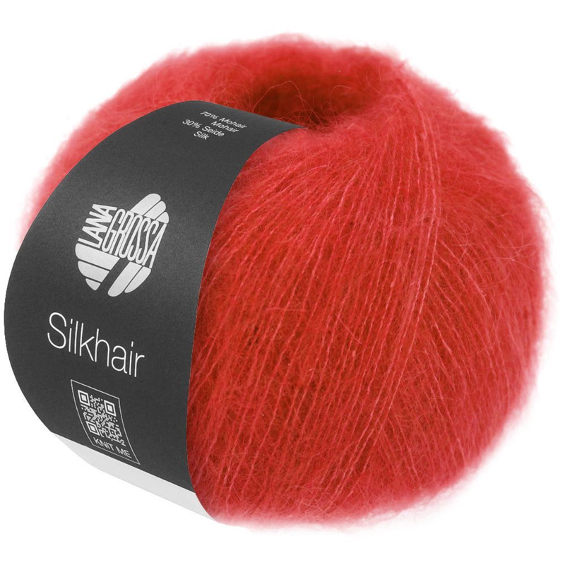 Lana Grossa Silkhair 215 Rojo brillante