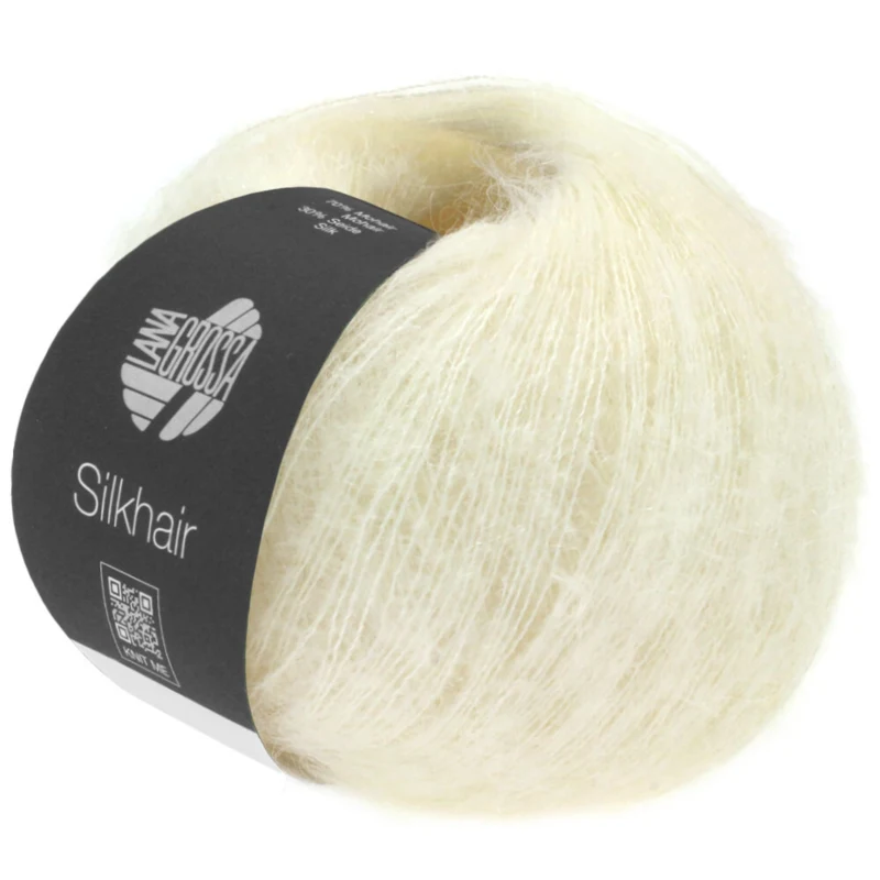 Lana Grossa Silkhair 117 Blanco