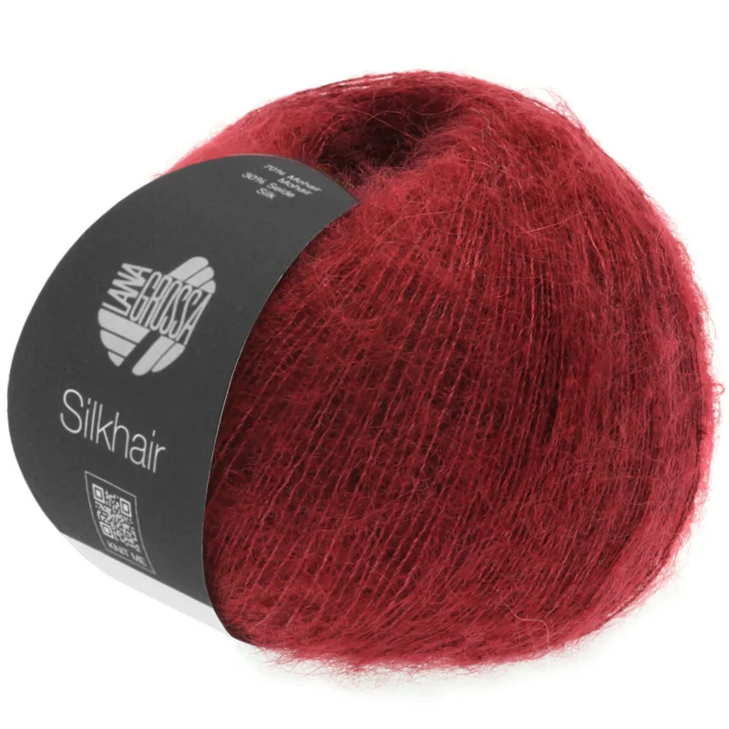 Lana Grossa Silkhair 113 Burdeos