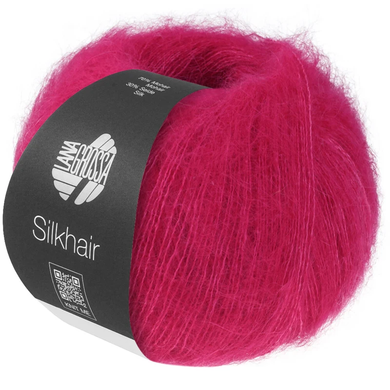 Lana Grossa Silkhair 224 Rosa oscuro