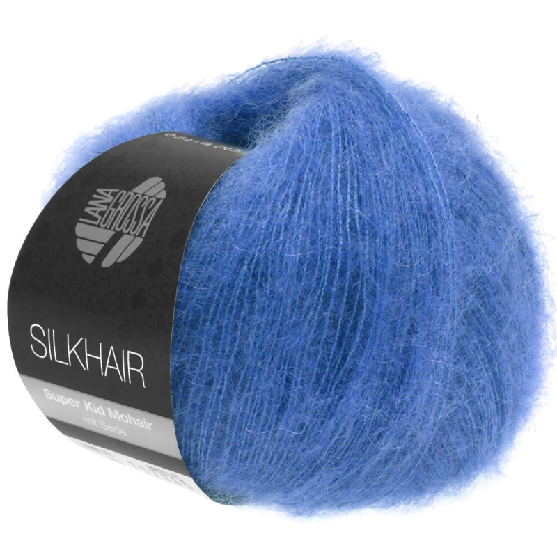 Lana Grossa Silkhair 133 Azul Genciana