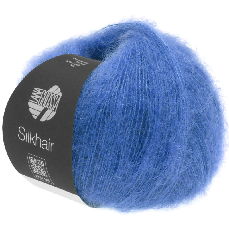 Lana Grossa Silkhair 133 Azul genciana