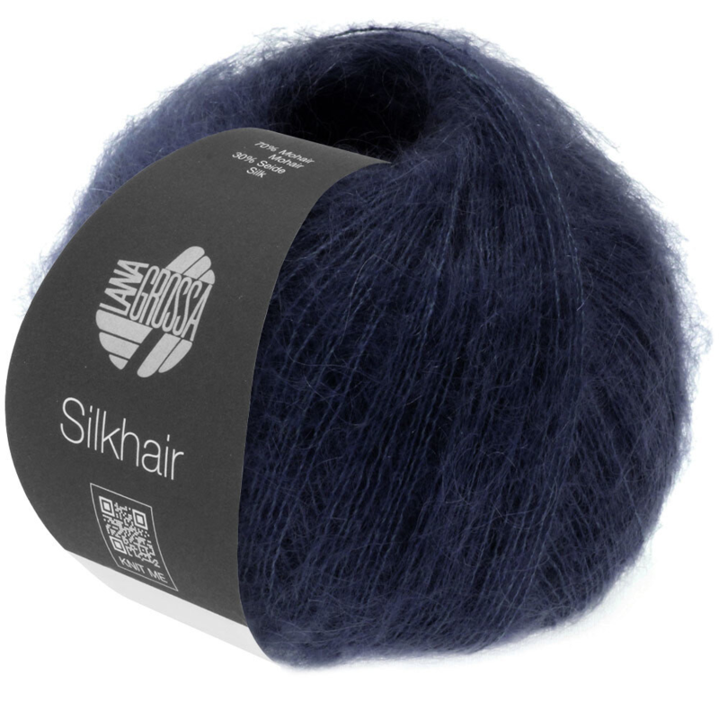 Lana Grossa Silkhair 027 Azul Noche