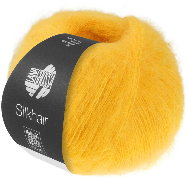 Lana Grossa Silkhair 221 Amarillo mantequilla