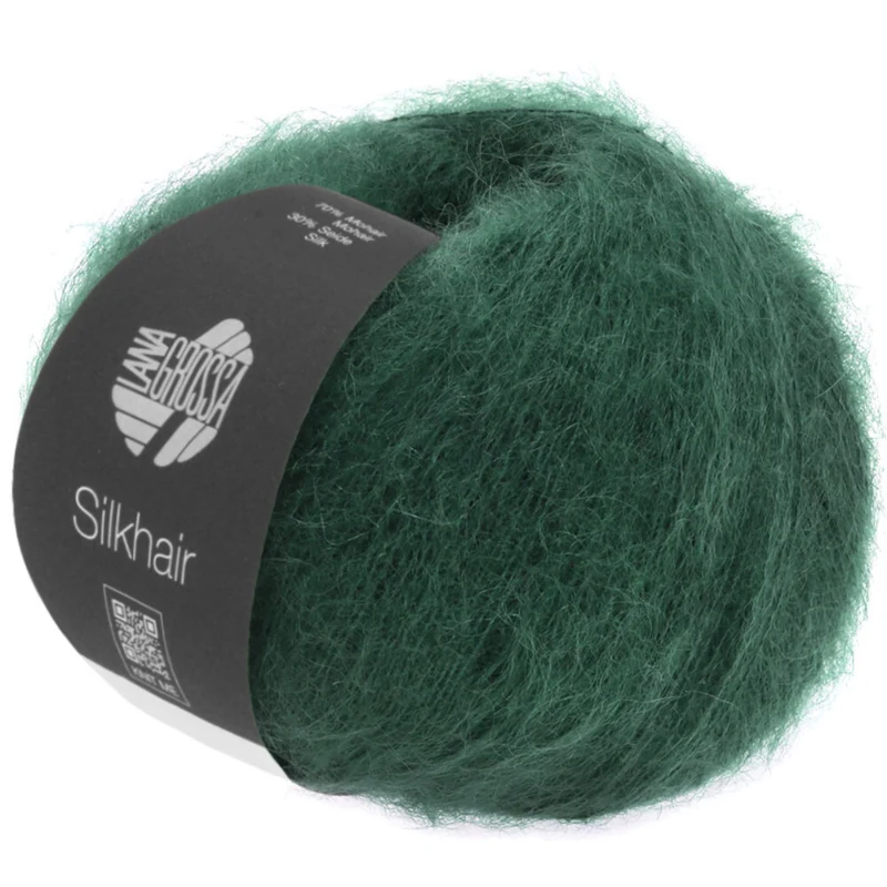 Lana Grossa Silkhair 110 Verde oscuro