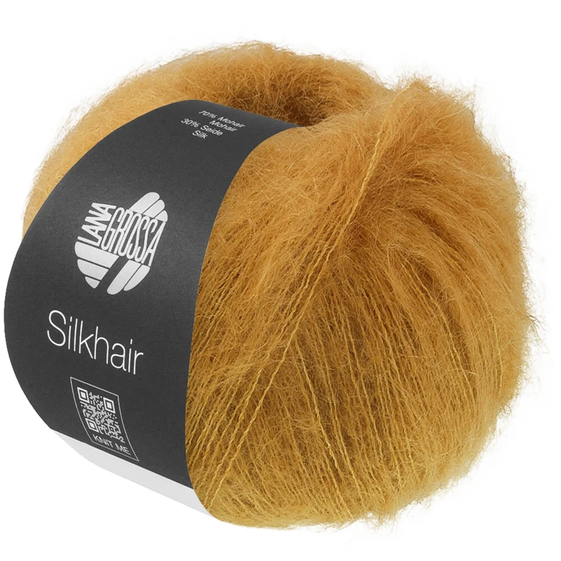 Lana Grossa Silkhair 229 Marrón dorado