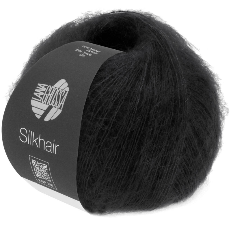 Lana Grossa Silkhair 014 Negro