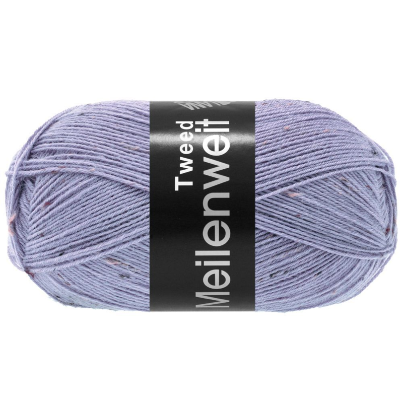 Lana Grossa Meilenweit 100 Tweed 180 Azul violeta