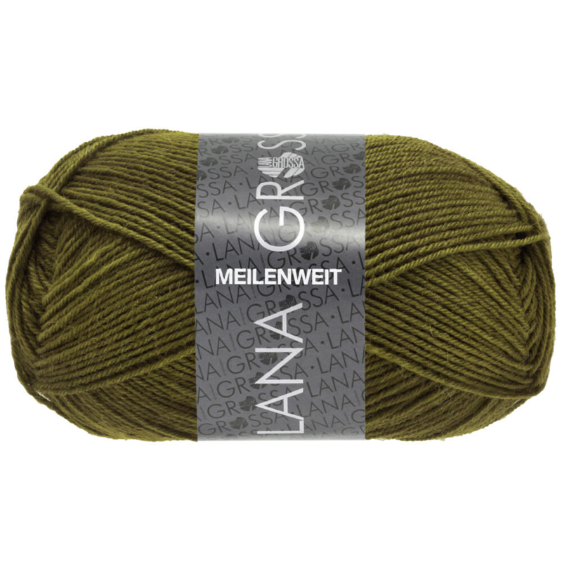 Lana Grossa Meilenweit 50 1407 Verde oliva