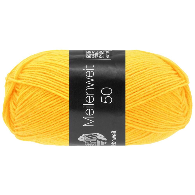 Lana Grossa Meilenweit 50 1421 Amarillo canario