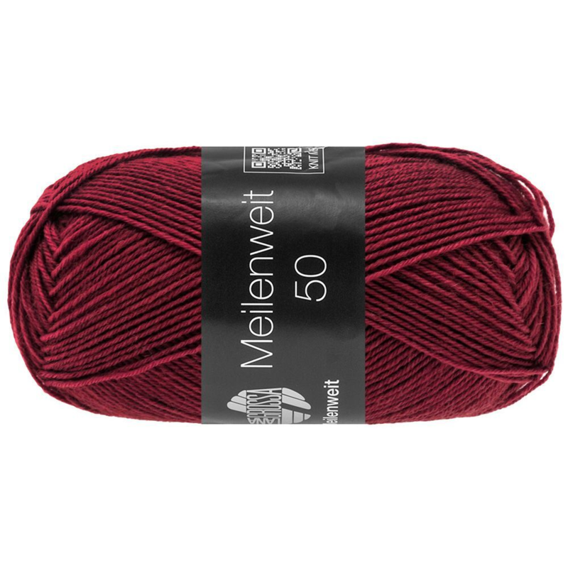 Lana Grossa Meilenweit 50 1423 Rojo vino