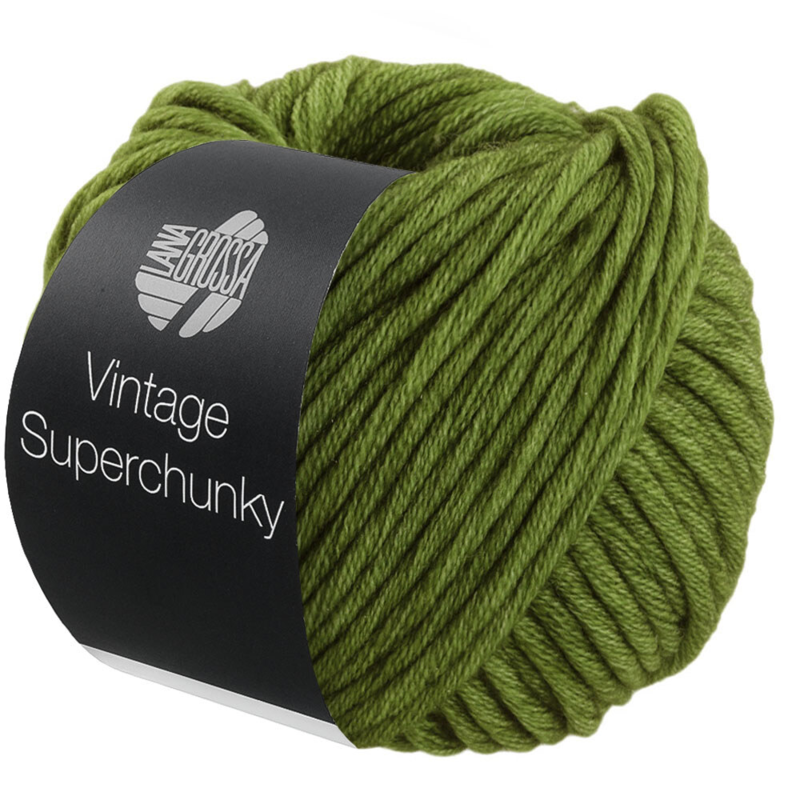 Lana Grossa Vintage Superchunky 507 Verde Manzana