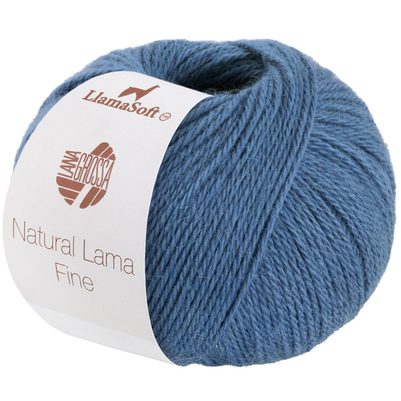 Lana Grossa Natural Lama Fine 105 Azul paloma