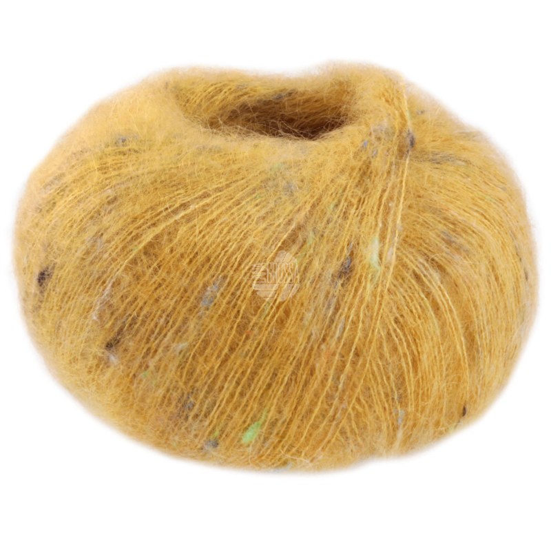 Lana Grossa Natural Superkid Tweed 615 Amarillo mostaza