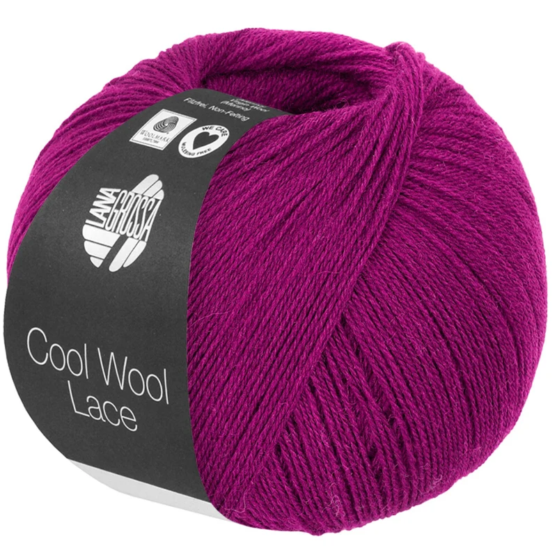 Lana Grossa Cool Wool Lace 66 Orquídea