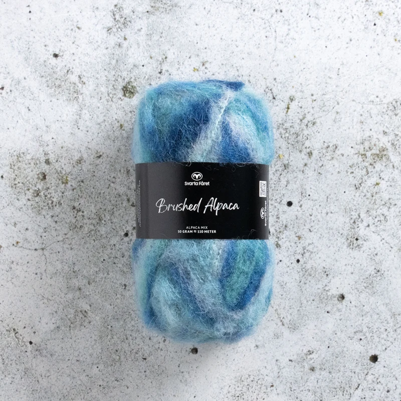 Svarta Fåret Brushed Alpaca 031 Enfoque suave