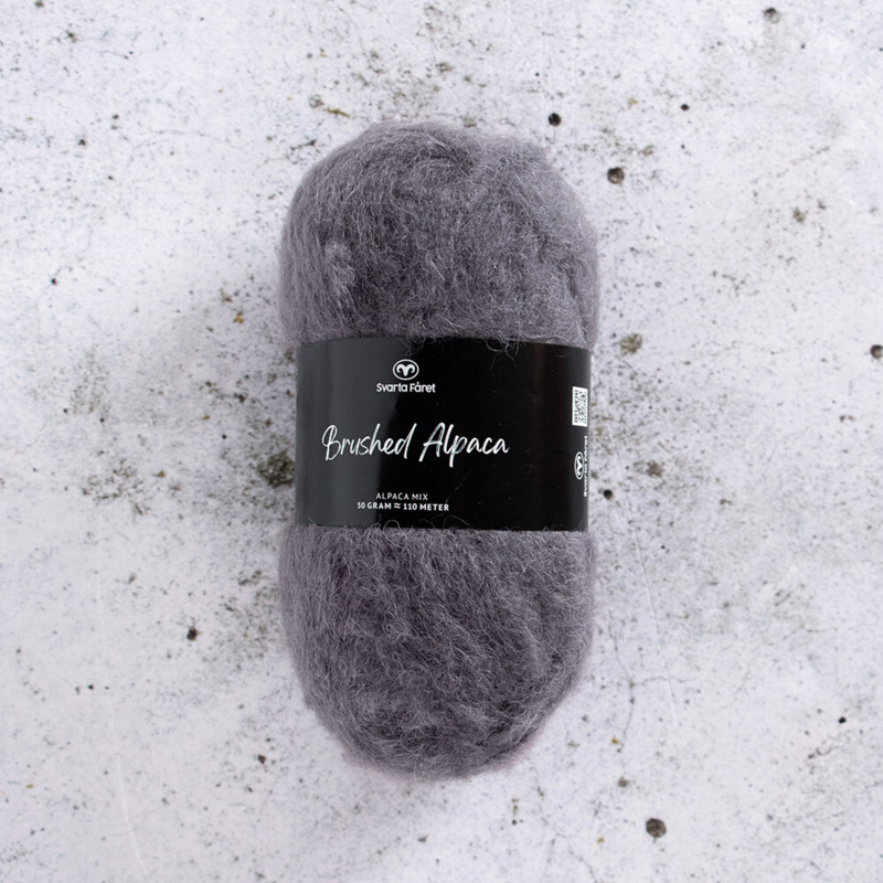 Svarta Fåret Brushed Alpaca 014 Gris Maestro de la Parrilla