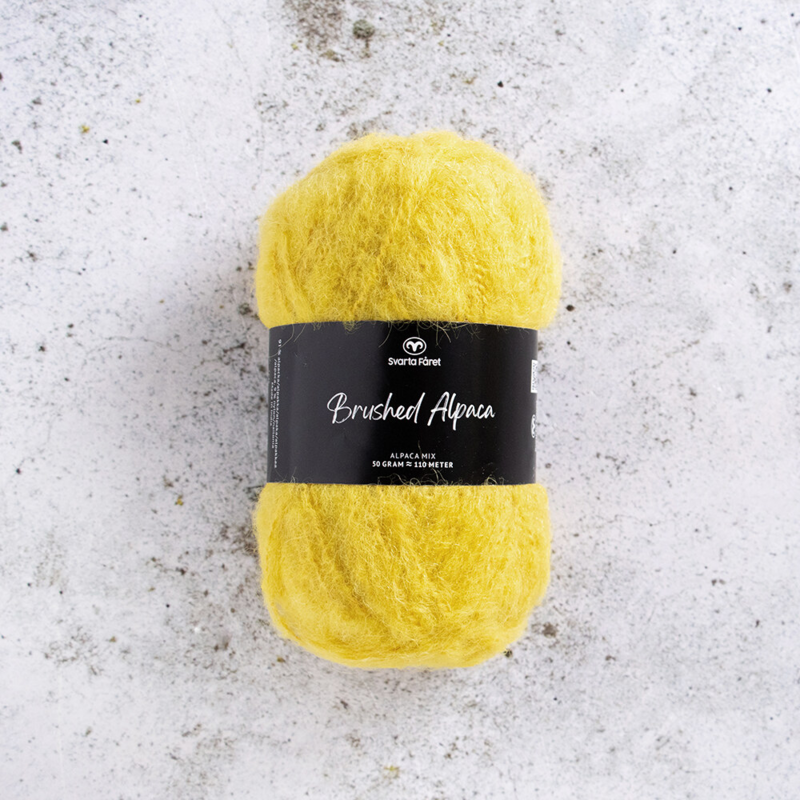 Svarta Fåret Brushed Alpaca 019 Amarillo Sol