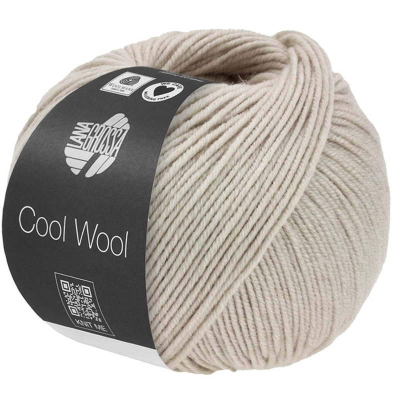 Lana Grossa Cool Wool Mélange 1491 Greige jaspeado