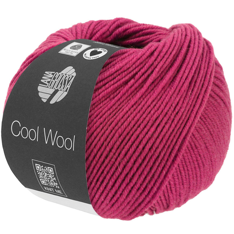 Lana Grossa Cool Wool Mélange 1432 Rojo indio jaspeado