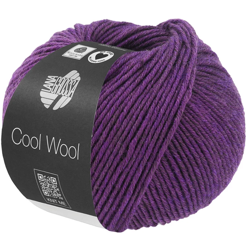 Lana Grossa Cool Wool Mélange 1499 Violeta jaspeado
